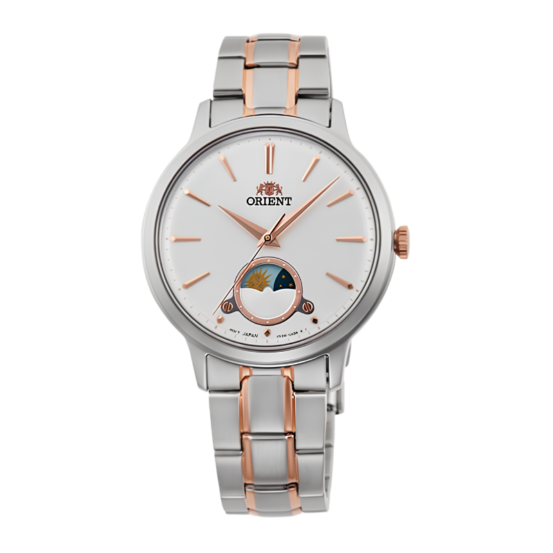 นาฬิกาผู้หญิง ORIENT Classic รุ่น RA-KB0001S Sun & Moon Quartz Ladies' watch