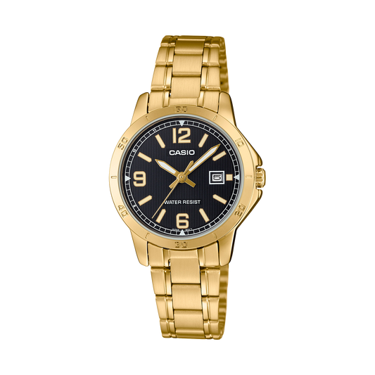 นาฬิกาผู้หญิง Casio Analog รุ่น LTP-V004G-1B