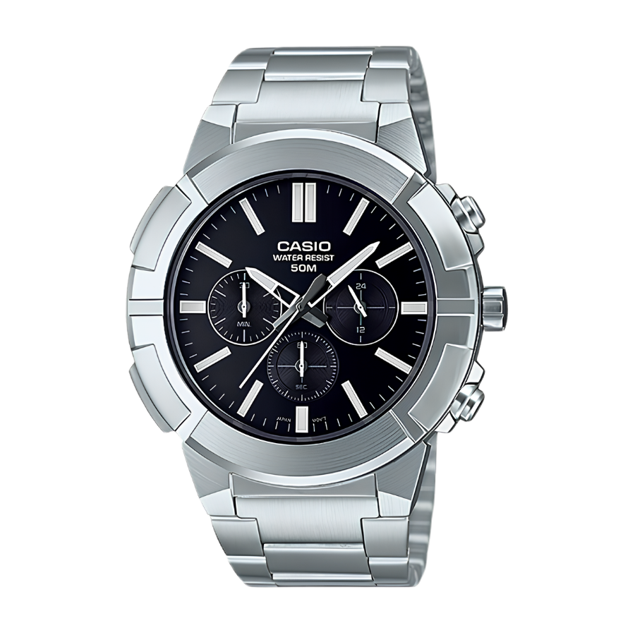 นาฬิกา Casio Chronograph รุ่น MTP-E500D-1A
