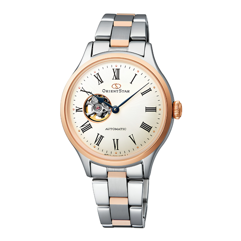 นาฬิกาผู้หญิง ORIENT STAR Classic รุ่น RE-ND0001S Semi Skeleton Ladies' Watch