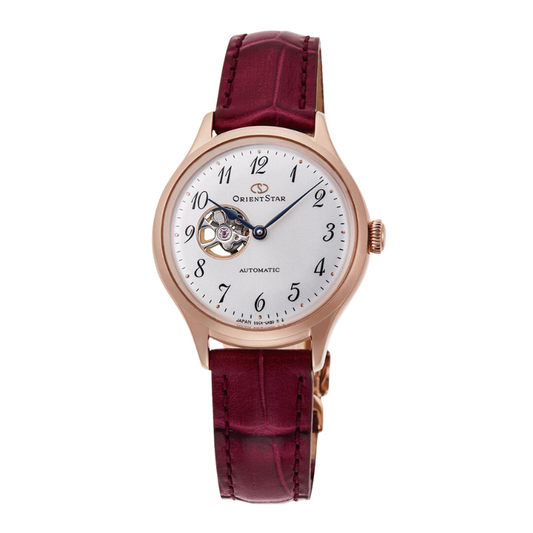 นาฬิกาผู้หญิง ORIENT STAR Classic รุ่น RE-ND0006S Semi Skeleton Ladies' Watch