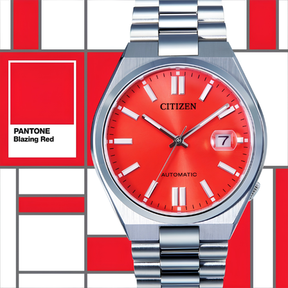 นาฬิกา CITIZEN Tsuyosa x Pantone รุ่น NJ0158-89W 'Blazing Red' Worldwide Limited 1,999 pcs.