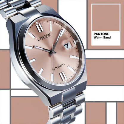 นาฬิกา CITIZEN Tsuyosa x Pantone รุ่น NJ0158-89Y 'Warm Sand' Worldwide Limited 1,999 pcs.