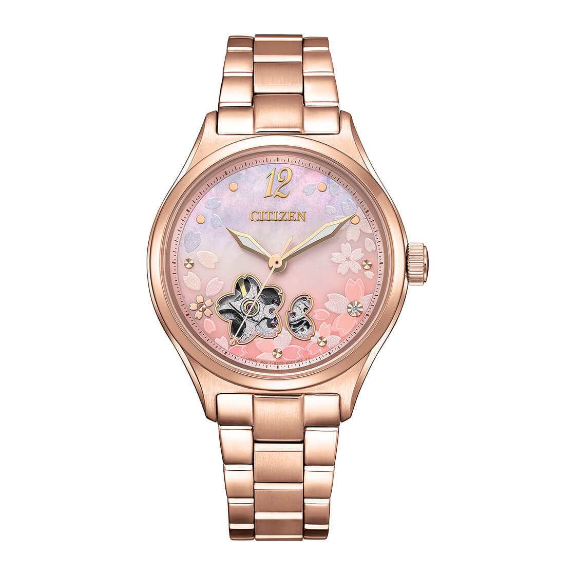 นาฬิกาผู้หญิง CITIZEN Open heart รุ่น PC1017-88Y Sakura Worldwide Limited 1,900 pcs.