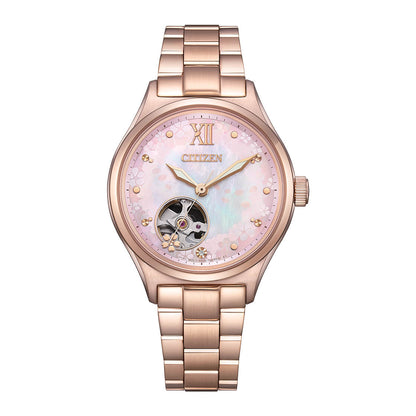 นาฬิกาผู้หญิง CITIZEN Open heart รุ่น PC1017-96W Sakura Worldwide Limited 635 pcs.