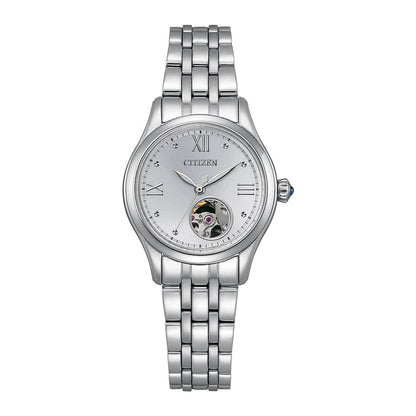 นาฬิกาผู้หญิง CITIZEN Open heart รุ่น PR1040-88A Ladies' Mechanical