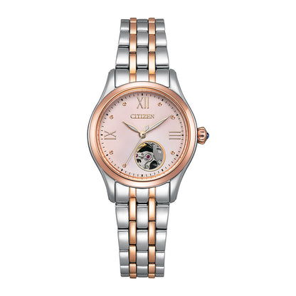 นาฬิกาผู้หญิง CITIZEN Open heart รุ่น PR1044-87X Ladies' Mechanical