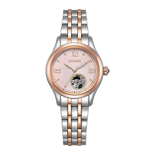 นาฬิกาผู้หญิง CITIZEN Open heart รุ่น PR1044-87X Ladies' Mechanical