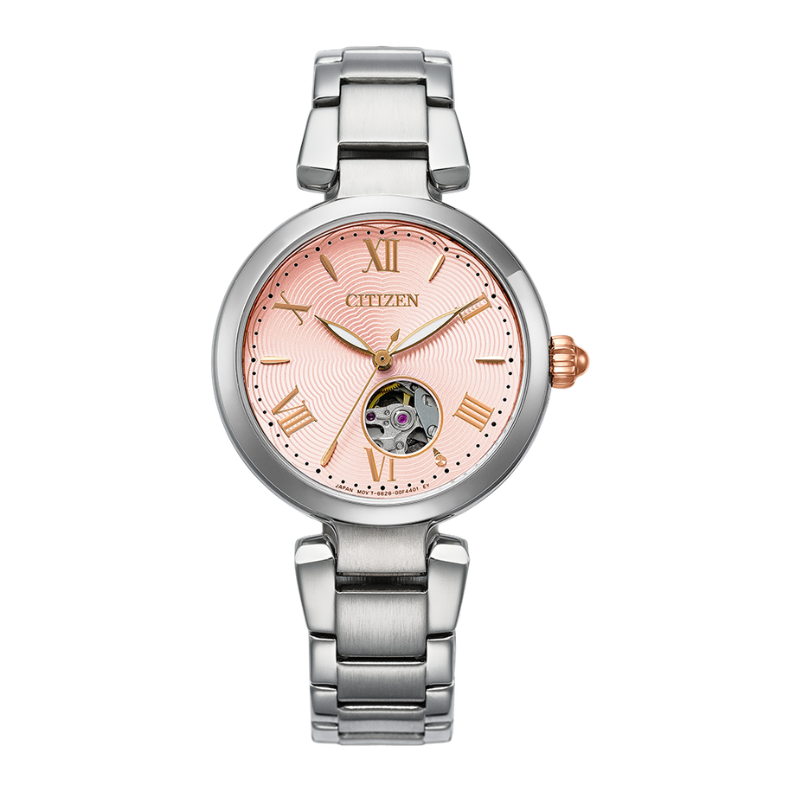 นาฬิกาผู้หญิง CITIZEN Open heart รุ่น PR1050-68W Ladies' Mechanical