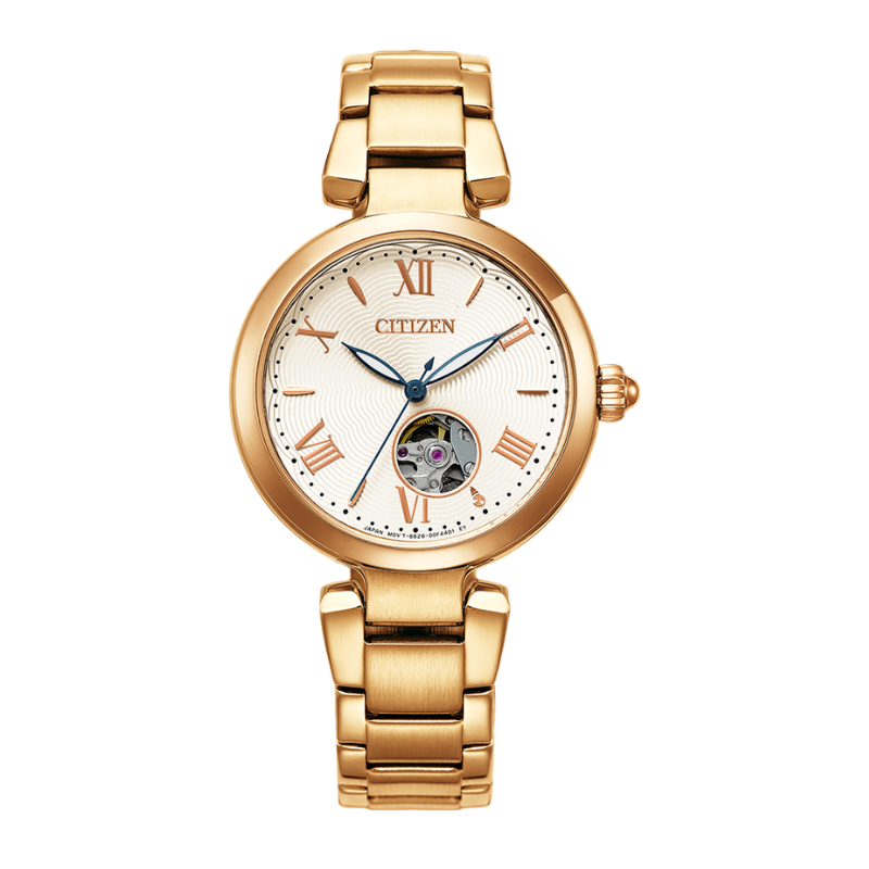 นาฬิกาผู้หญิง CITIZEN Open heart รุ่น PR1052-62A Ladies' Mechanical