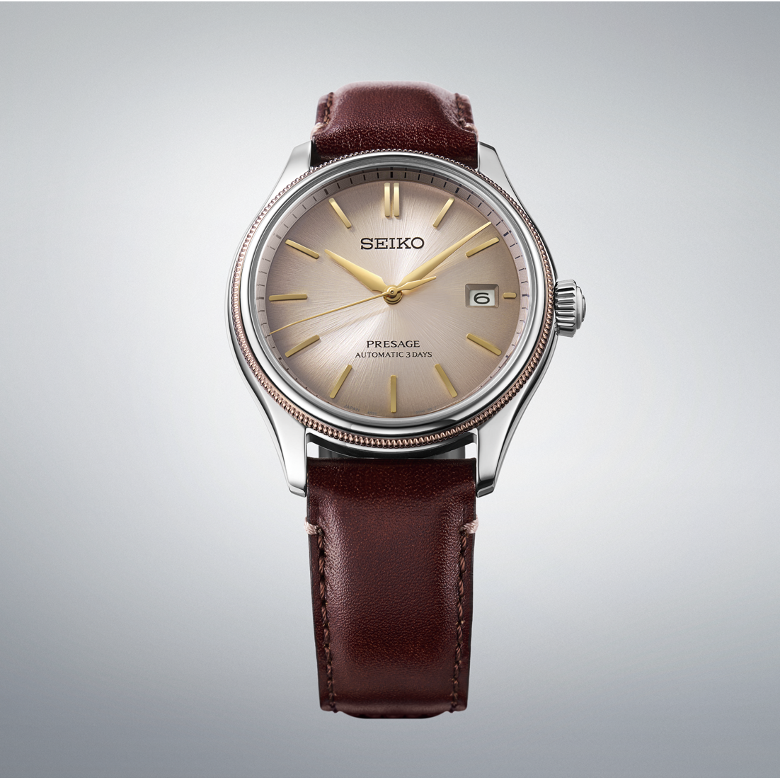 นาฬิกา SEIKO Presage Classic Series 'Shiracha' รุ่น SPB529 SPB529J SPB529J1 Upcycling Leather Strap Limited Edition of 3,000 Pcs.