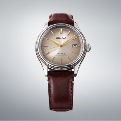 นาฬิกา SEIKO Presage Classic Series 'Shiracha' รุ่น SPB529 SPB529J SPB529J1 Upcycling Leather Strap Limited Edition of 3,000 Pcs.