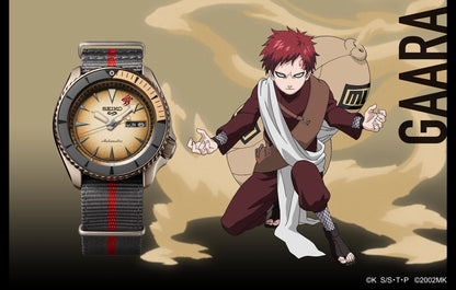 นาฬิกา SEIKO 5 Sports x NARUTO & BORUTO รุ่น SRPF71 SRPF71K SRPF71K1 'GAARA' Limited Edition of 6,500 Pcs.