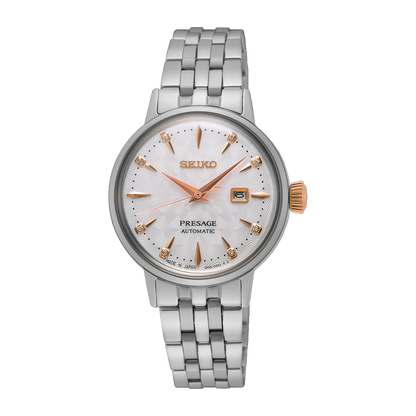 นาฬิกาผู้หญิง SEIKO Presage Cocktail Time รุ่น SRE009 SRE009J SRE009J1 'Clover Club' Automatic Women's Watch