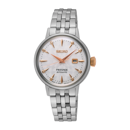 นาฬิกาผู้หญิง SEIKO Presage Cocktail Time รุ่น SRE009 SRE009J SRE009J1 'Clover Club' Automatic Women's Watch