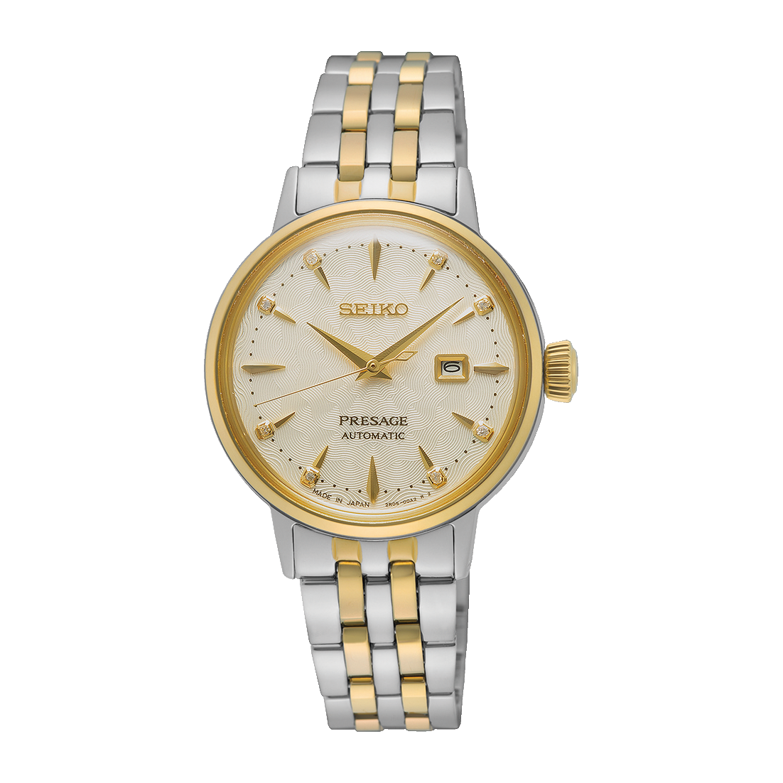 นาฬิกาผู้หญิง SEIKO Presage Cocktail Time รุ่น SRE010 SRE010J SRE010J1 'White Lady' Automatic Women's Watch