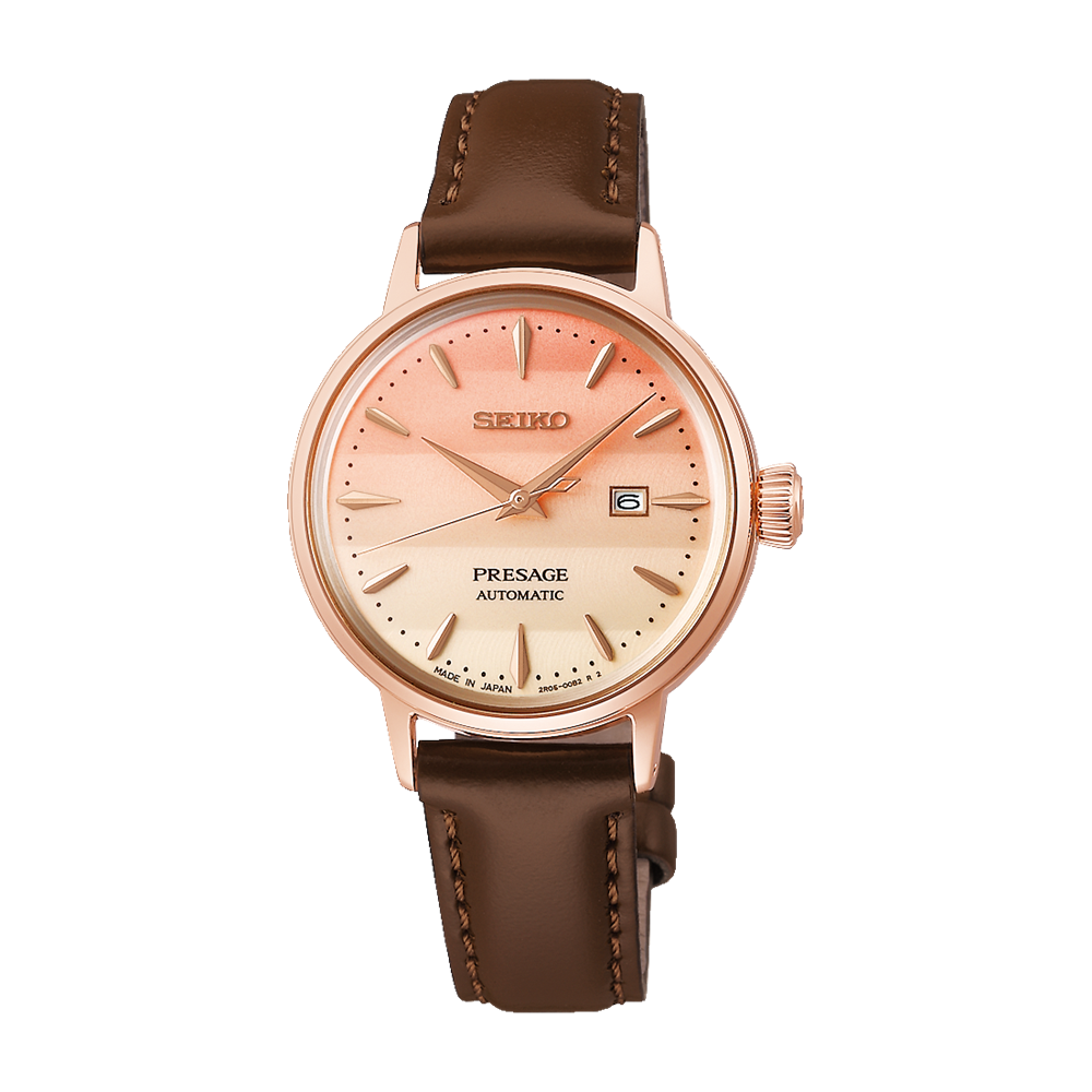 นาฬิกาผู้หญิง SEIKO Presage Cocktail Time รุ่น SRE014 SRE014J SRE014J1 ‘Pinky Twilight’ STAR BAR Limited Edition of 5,000 pcs.
