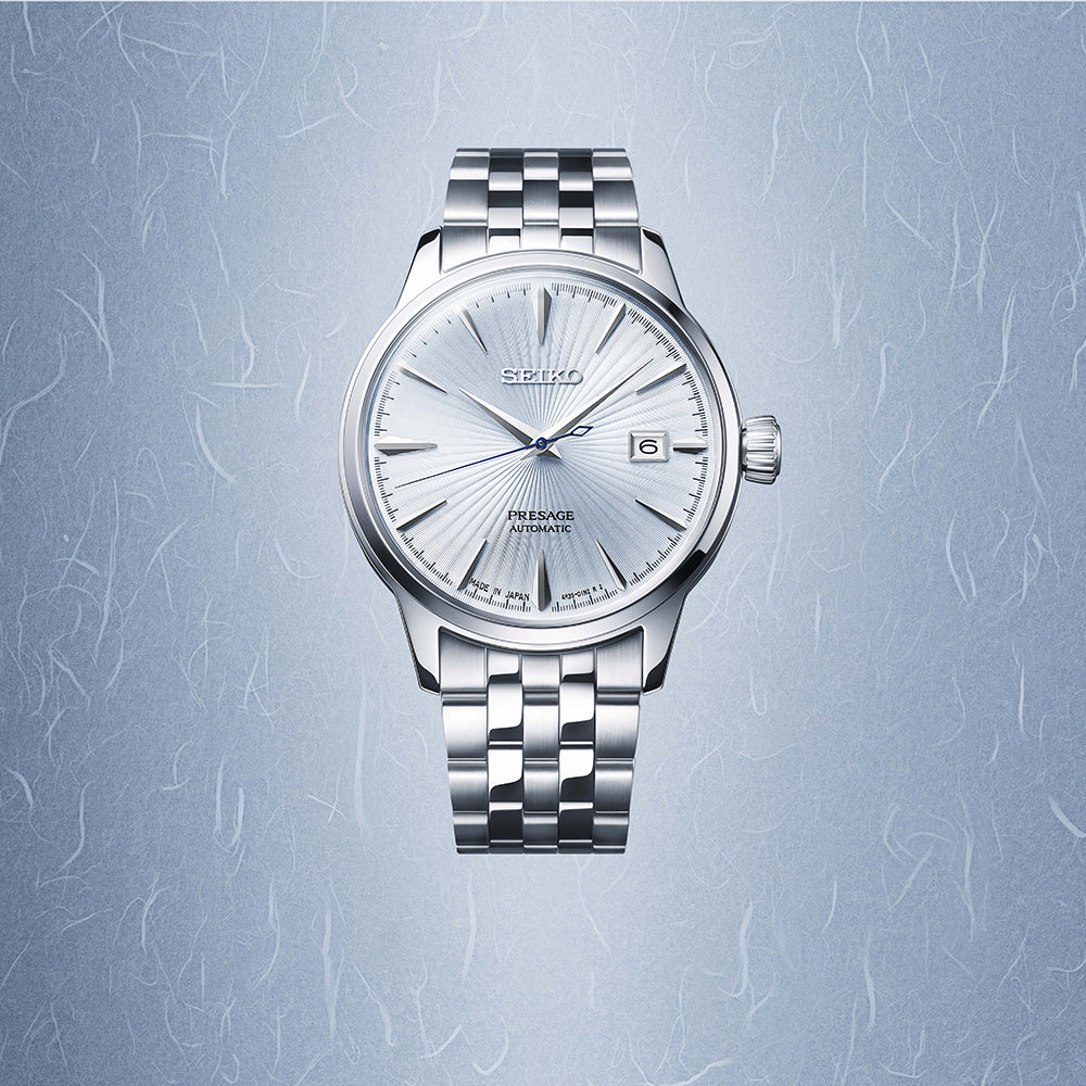 นาฬิกา SEIKO Presage Cocktail Time 'Blue Sky' Men's Watch รุ่น SRPE19 SRPE19J SRPE19J1 Automatic