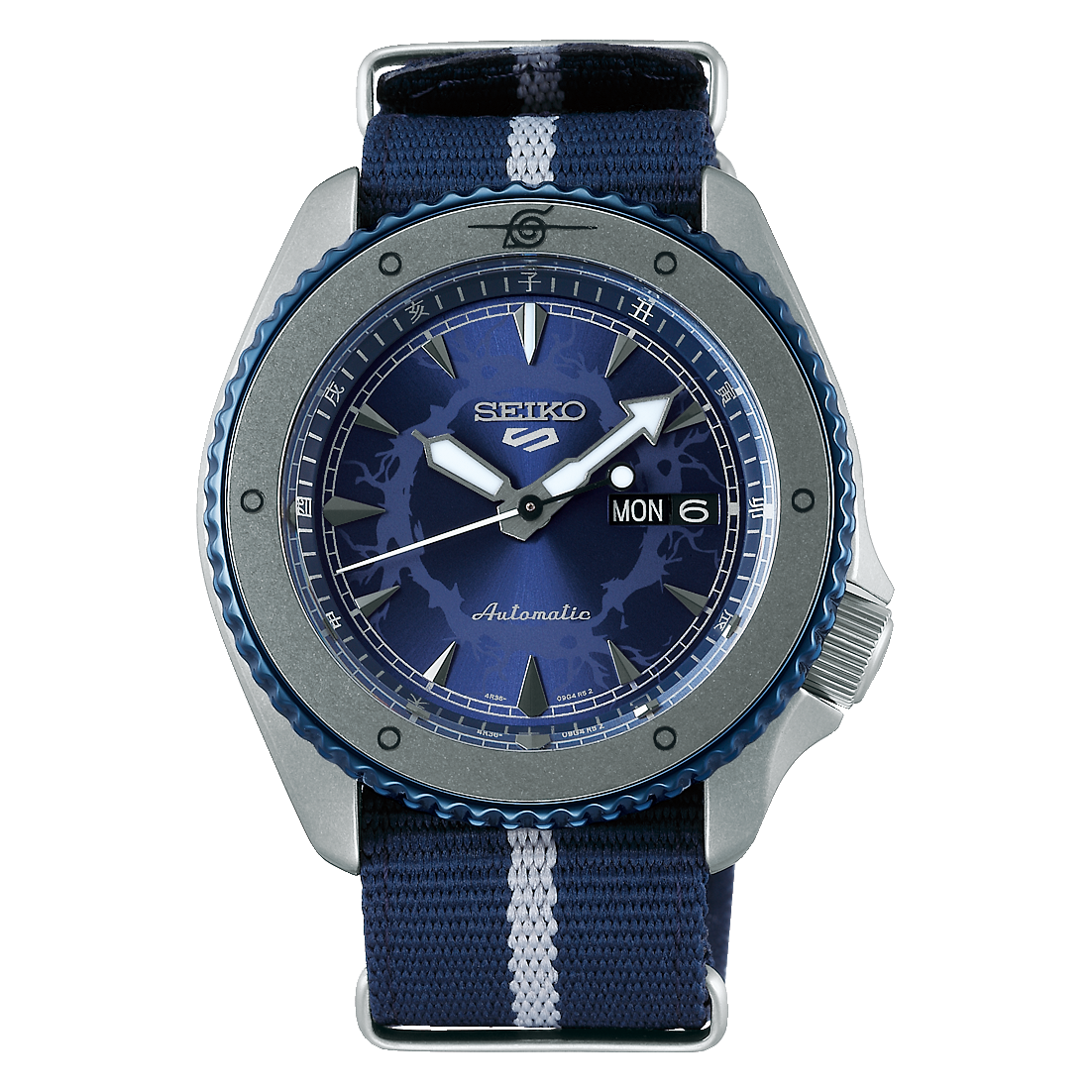 นาฬิกา SEIKO 5 Sports x NARUTO & BORUTO รุ่น SRPF69 SRPF69K SRPF69K1 'SASUKE' Limited Edition of 6,500 Pcs.