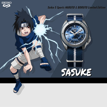 นาฬิกา SEIKO 5 Sports x NARUTO & BORUTO รุ่น SRPF69 SRPF69K SRPF69K1 'SASUKE' Limited Edition of 6,500 Pcs.