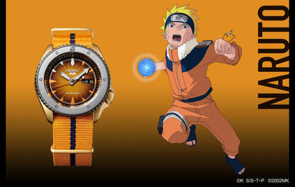 นาฬิกา SEIKO 5 Sports x NARUTO & BORUTO รุ่น SRPF70 SRPF70K SRPF70K1 'NARUTO' Limited Edition of 6,500 Pcs.