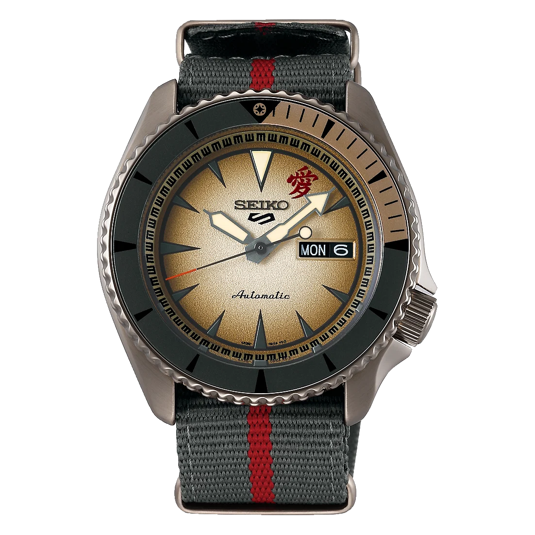 นาฬิกา SEIKO 5 Sports x NARUTO & BORUTO รุ่น SRPF71 SRPF71K SRPF71K1 'GAARA' Limited Edition of 6,500 Pcs.