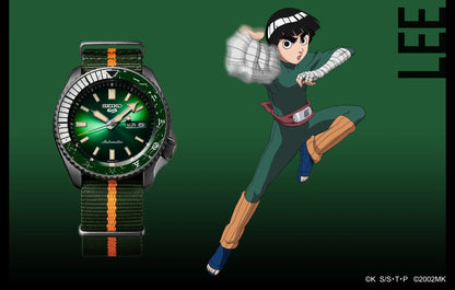 นาฬิกา SEIKO 5 Sports x NARUTO & BORUTO รุ่น SRPF73 SRPF73K SRPF73K1 'ROCK LEE' Limited Edition of 6,500 Pcs.