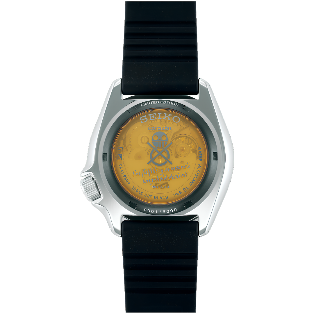 นาฬิกา SEIKO 5 Sports x ONE PIECE รุ่น SRPH63 SRPH63K SRPH63K1 'Law’ Limited Edition of 5,000 Pcs.