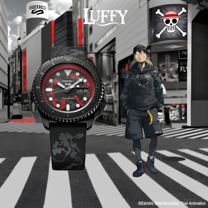 นาฬิกา SEIKO 5 Sports x ONE PIECE รุ่น SRPH65 SRPH65K SRPH65K1 'Luffy’ Limited Edition of 5,000 Pcs.
