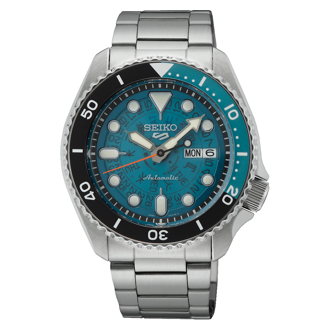 นาฬิกา SEIKO 5 Sports Skeleton dial รุ่น SRPJ45 SRPJ45K SRPJ45K1 Automatic Men's Watch