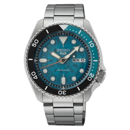 นาฬิกา SEIKO 5 Sports Skeleton dial รุ่น SRPJ45 SRPJ45K SRPJ45K1 Automatic Men's Watch
