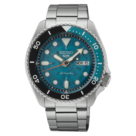 นาฬิกา SEIKO 5 Sports Skeleton dial รุ่น SRPJ45 SRPJ45K SRPJ45K1 Automatic Men's Watch