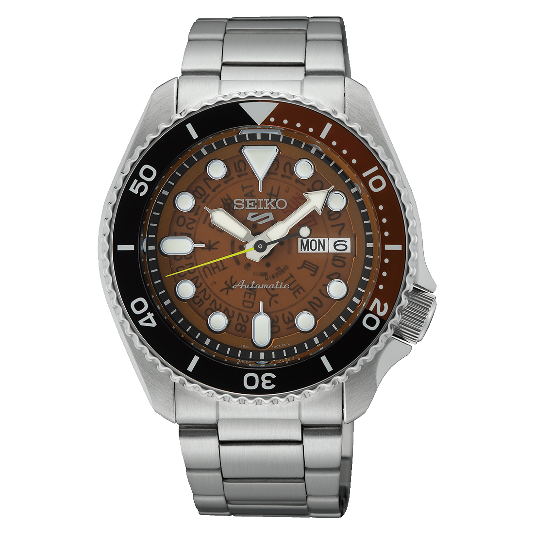 นาฬิกา SEIKO 5 Sports Skeleton dial รุ่น SRPJ47 SRPJ47K SRPJ47K1 Automatic Men's Watch