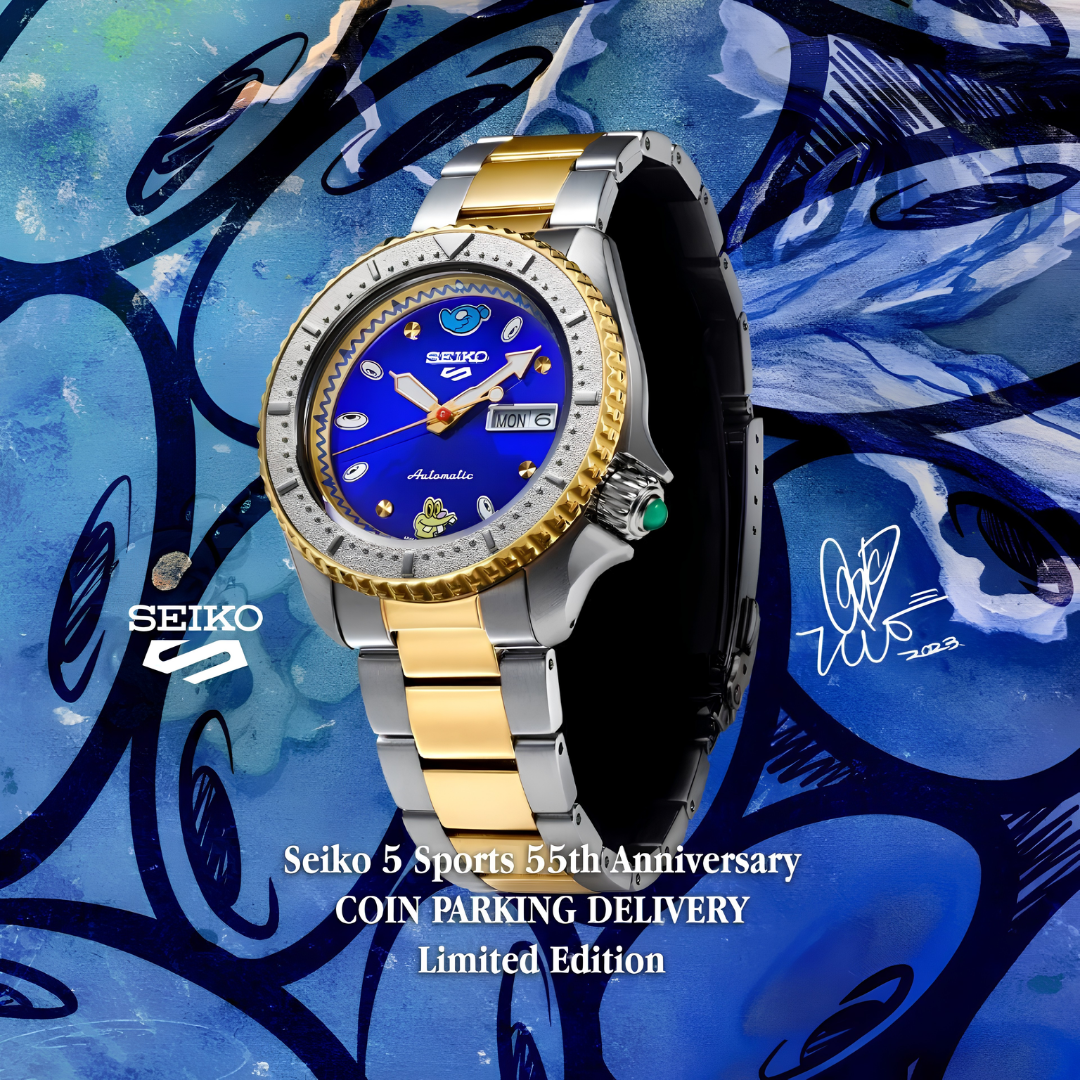 นาฬิกา SEIKO 5 Sports รุ่น SRPK02 SRPK02K SRPK02K1 COIN PARKING DELIVERY Limited Edition of 1,500 Pcs.