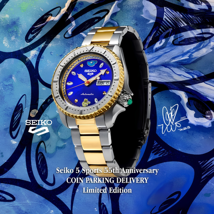 นาฬิกา SEIKO 5 Sports รุ่น SRPK02 SRPK02K SRPK02K1 COIN PARKING DELIVERY Limited Edition of 1,500 Pcs.