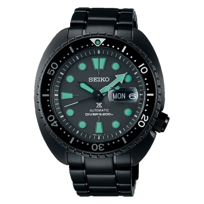 นาฬิกา SEIKO Prospex The Black Series รุ่น SRPK43 SRPK43K SRPK43K1 'Night Vision' Automatic Men's Watch