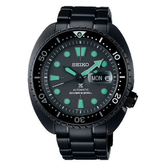 นาฬิกา SEIKO Prospex The Black Series รุ่น SRPK43 SRPK43K SRPK43K1 'Night Vision' Automatic Men's Watch