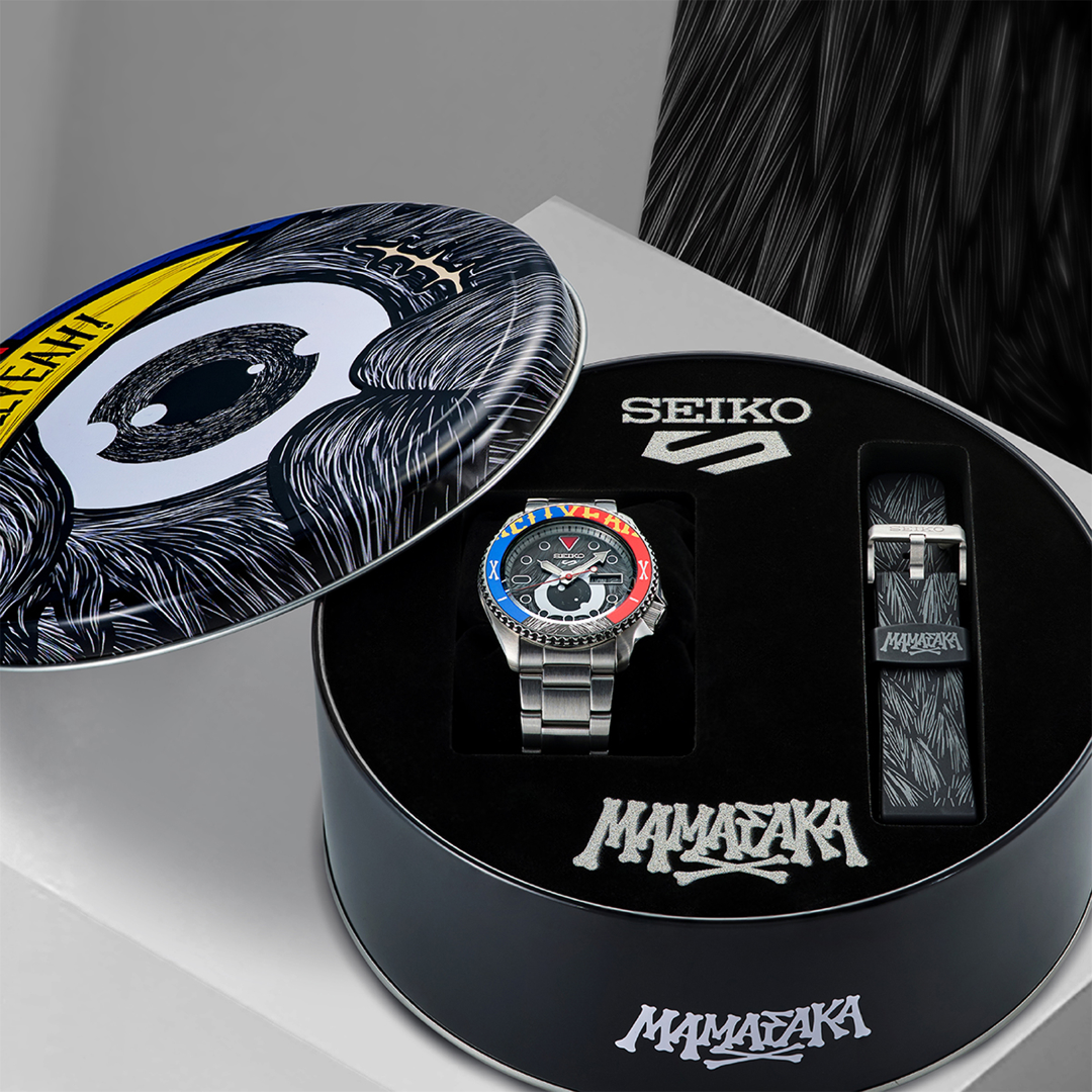 นาฬิกา SEIKO 5 Sports x MAMAFAKA รุ่น SRPK79 SRPK79K SRPK79K1 Thailand Limited Edition of 1,000 Pcs.