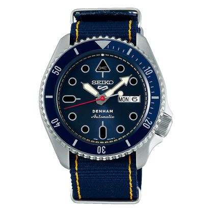 นาฬิกา SEIKO 5 Sports รุ่น SRPL35 SRPL35K SRPL35K1 DENHAM Limited Edition of 2,000 Pcs.