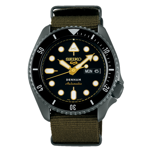 นาฬิกา SEIKO 5 Sports รุ่น SRPL37 SRPL37K SRPL37K1 DENHAM Limited Edition of 2,000 Pcs.