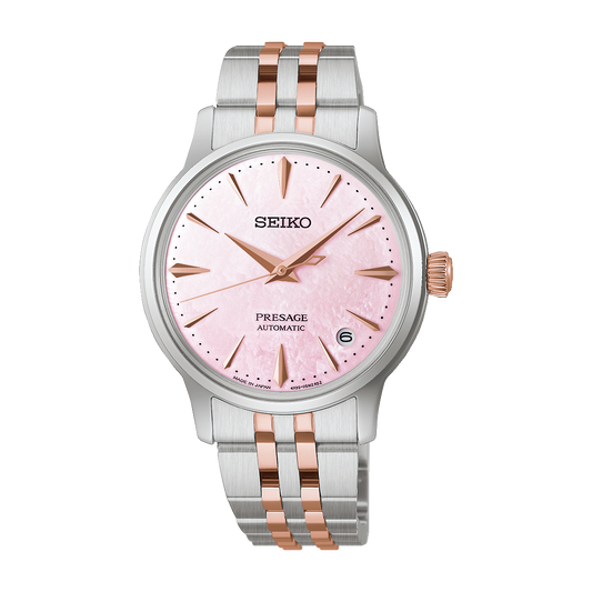 นาฬิกาผู้หญิง SEIKO Presage Cocktail Time รุ่น SRPM06 SRPM06J SRPM06J1 'Sakura Aviation' Limited edition of 9,000 pcs.