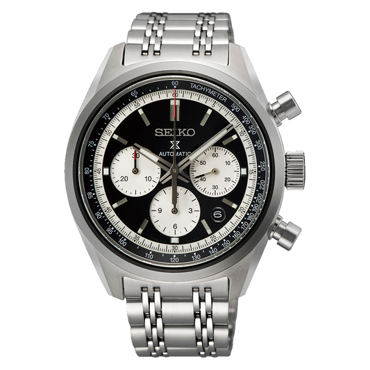 นาฬิกา SEIKO Prospex รุ่น SRQ053 SRQ053J SRQ053J1 Speedtimer Mechanical Chronograph Men's Watch