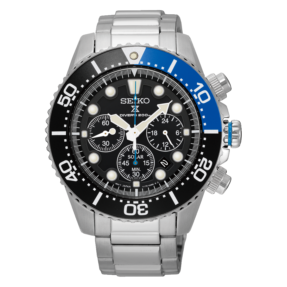 นาฬิกา SEIKO Prospex Solar รุ่น SSC017 SSC017P SSC017P1 Men's Watch
