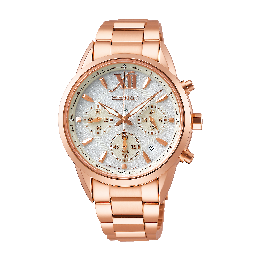 นาฬิกาผู้หญิง SEIKO LUKIA รุ่น SSC826 SSC826J SSC826J1 Solar Chronograph Women's Watch