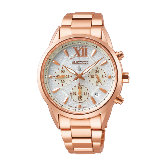 นาฬิกาผู้หญิง SEIKO LUKIA รุ่น SSC826 SSC826J SSC826J1 Solar Chronograph Women's Watch