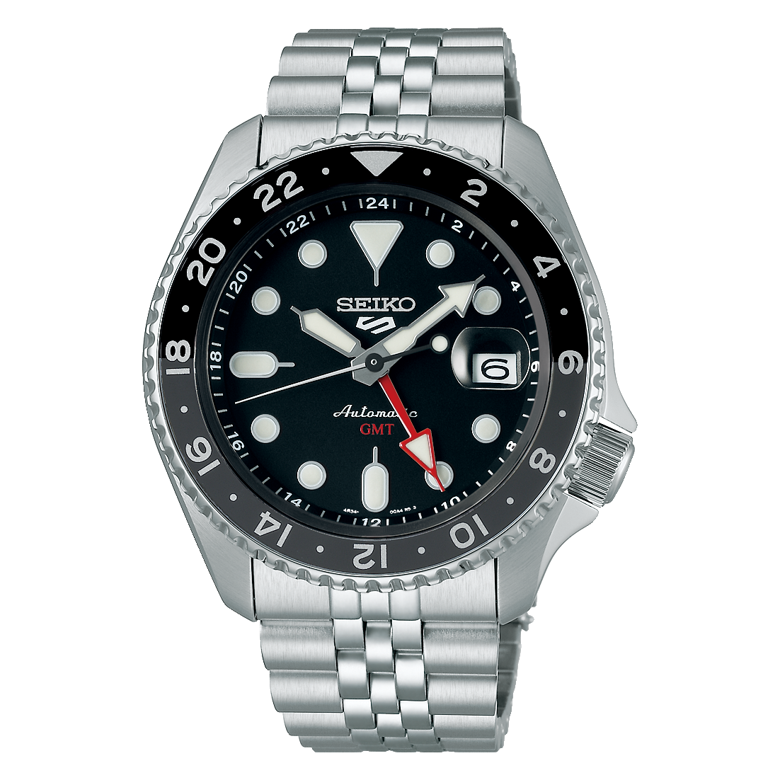 นาฬิกา SEIKO 5 Sports GMT รุ่น SSK001 SSK001K SSK001K1 Automatic Men's Watch