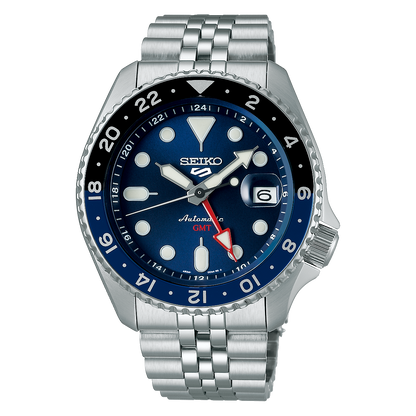 นาฬิกา SEIKO 5 Sports GMT รุ่น SSK003 SSK003K SSK003K1 Automatic Men's Watch