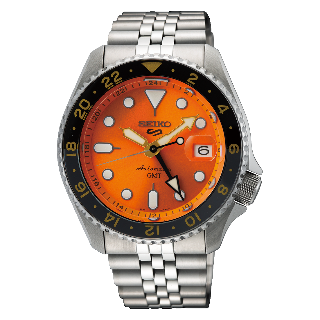 นาฬิกา SEIKO 5 Sports GMT รุ่น SSK005 SSK005K SSK005K1 Automatic Men's Watch