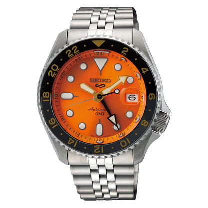 นาฬิกา SEIKO 5 Sports GMT รุ่น SSK005 SSK005K SSK005K1 Automatic Men's Watch