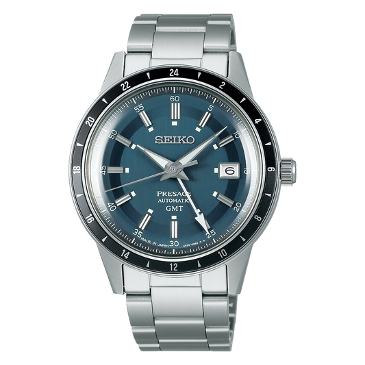 นาฬิกา SEIKO Presage GMT รุ่น SSK009 SSK009J SSK009J1 Automatic Men's Watch